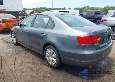 2013 Volkswagen Jetta 2.0L S из США, поврежденный, VIN 3VW2K7AJ7DM213501